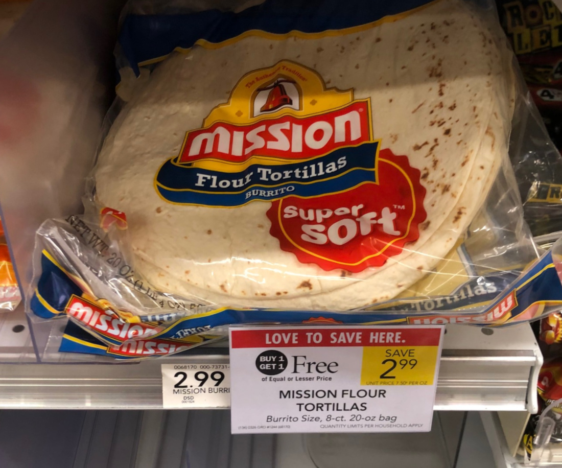 Mission Flour Tortillas Only 40 At Publix 807