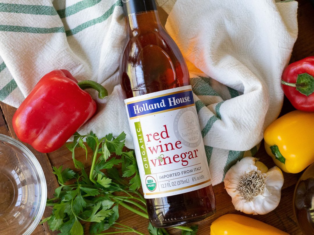 Holland House Organic White Or Red Wine Vinegar Or Cooking Wine As Low