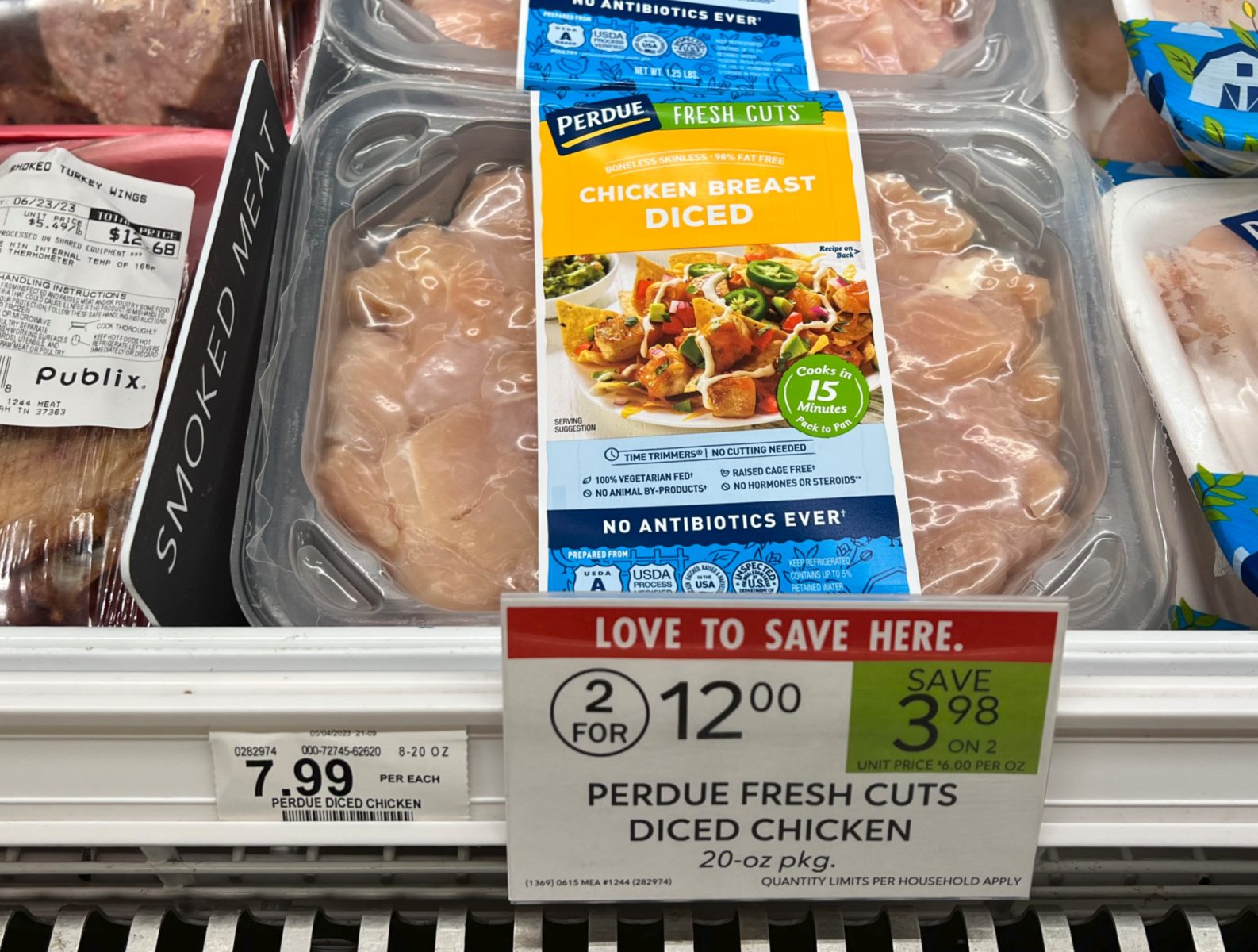 Grab Perdue Fresh Cuts Diced Chicken For Just At Publix Regular