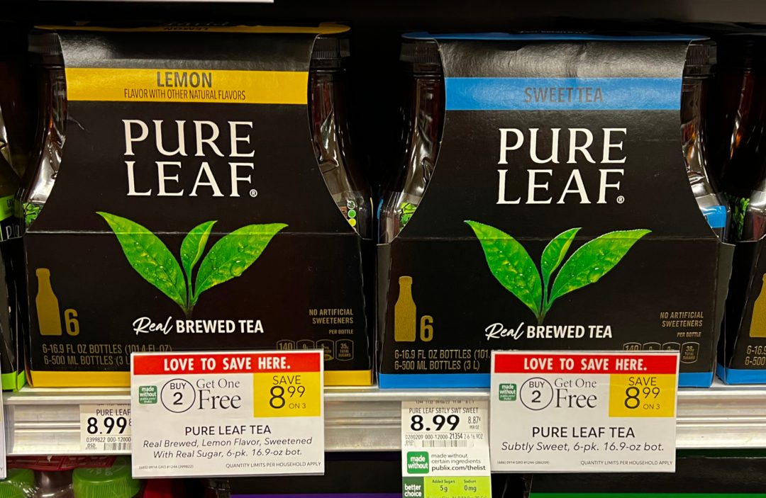 Get 6 Pack Bottles Of Pure Leaf Tea For Just 4 99 At Publix IHeartPublix