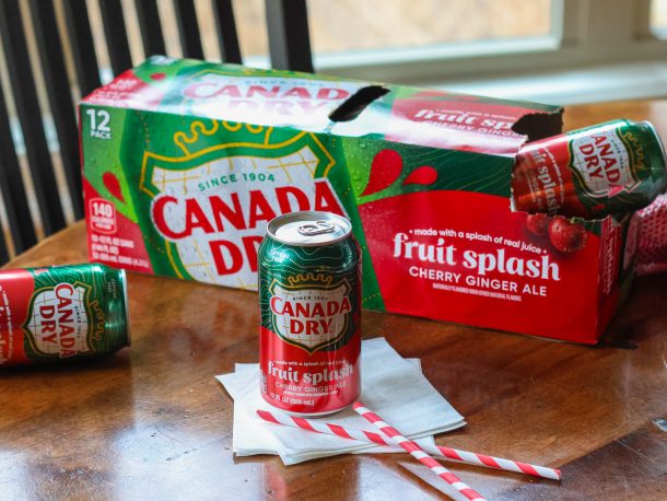 Canada Dry Fruit Splash Ginger Ale 12 Packs As Low As 3 Each At Publix