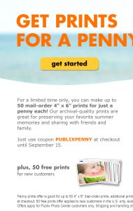 prints for a penny