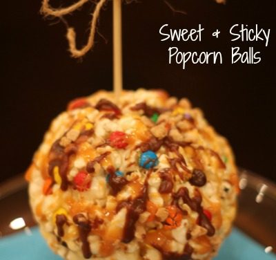 Sweet & Sticky Popcorn Balls