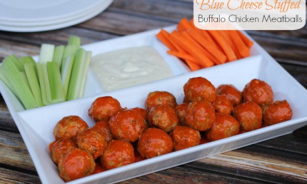 Blue Cheese Stuffed Buffalo Chicken Meatballs – Publix Menu Plan Recipe