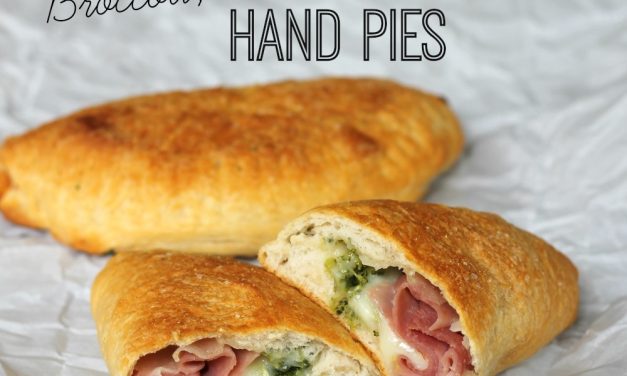 Broccoli, Ham & Cheese Hand Pies