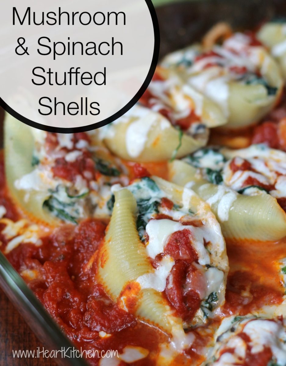 Mushroom & Spinach Stuffed Shells - IHeartPublix