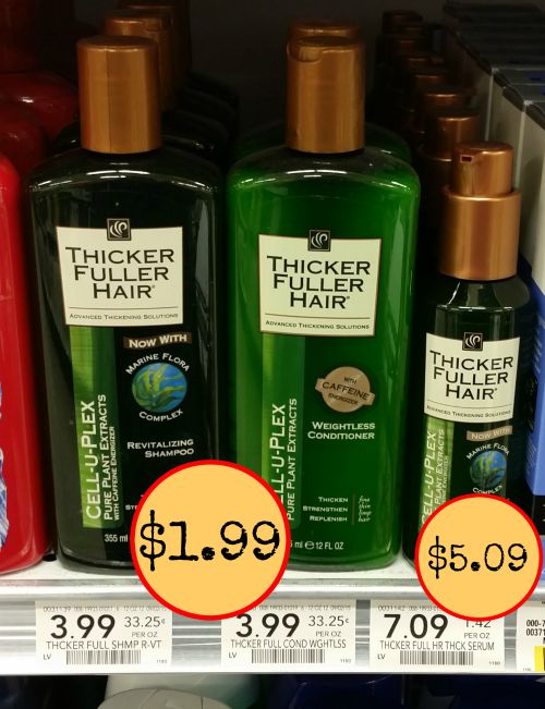 Thicker Fuller Hair Shampoo Or Conditioner Just $1.99 At ...