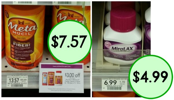 New Metamucil & MiraLAX Coupons To Print