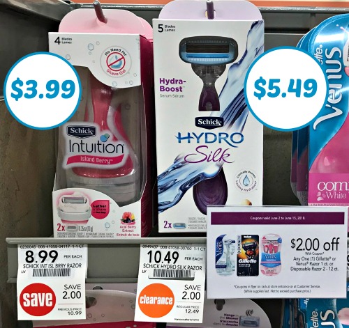 New Schick Razors Coupons As Low As 3 99 At Publix