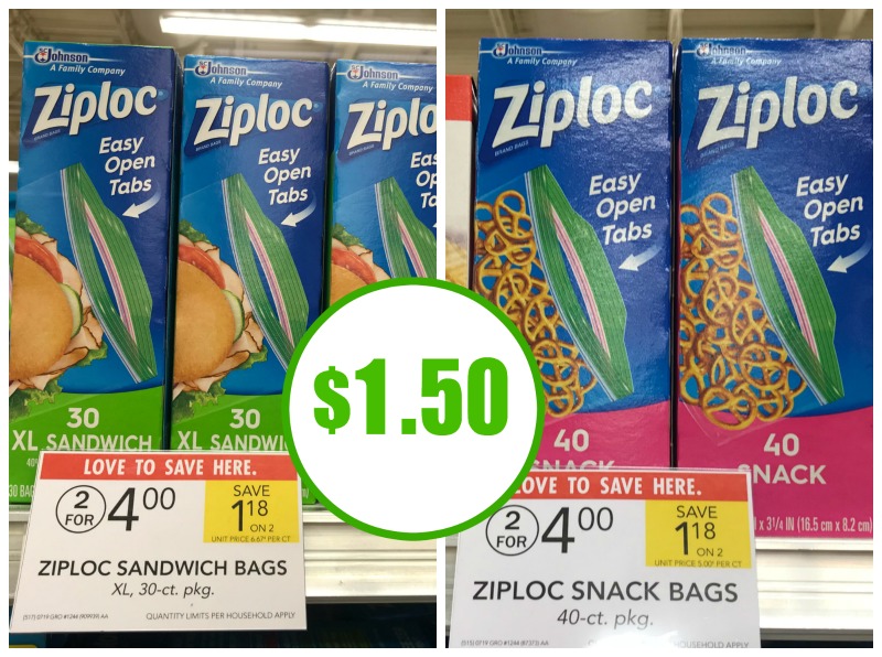 ziploc snack bags