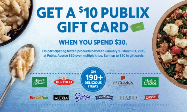 Less Than Two Weeks To Earn A Publix Gift Card With The Frozen Rewards Club Program!