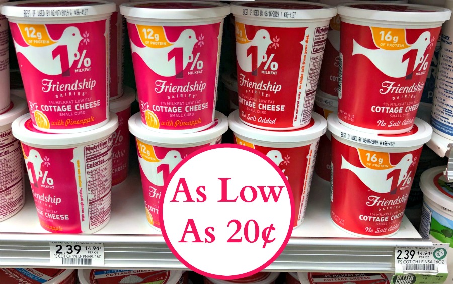 Friendship Dairies Cottage Cheese As Low As 20 Per Tub At Publix