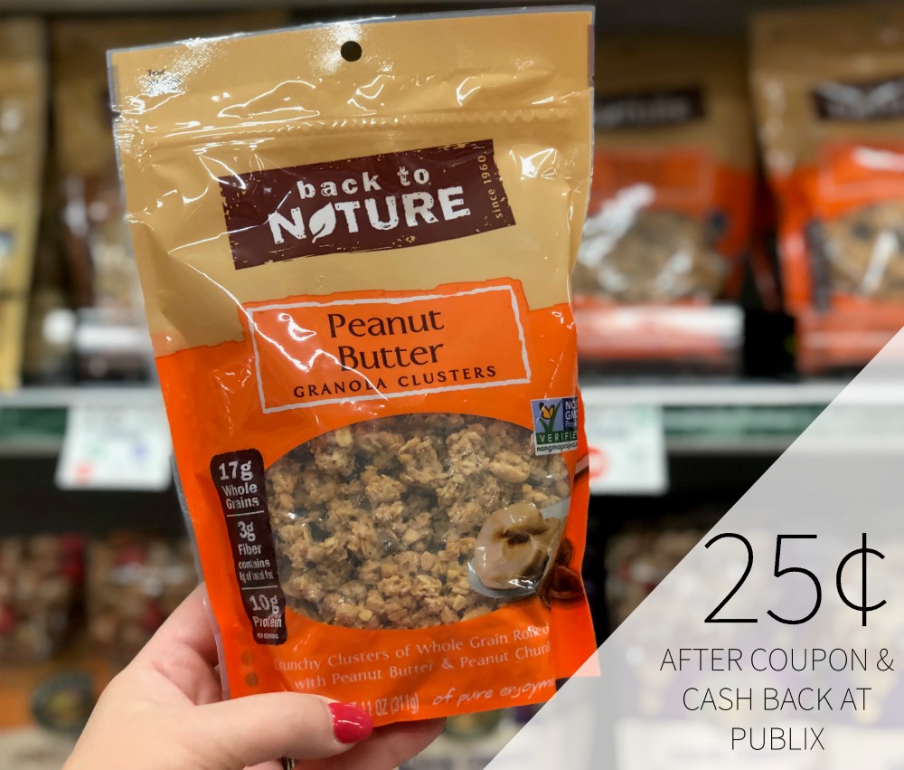 Back To Nature Granola Just 25 After Coupon Cash Back