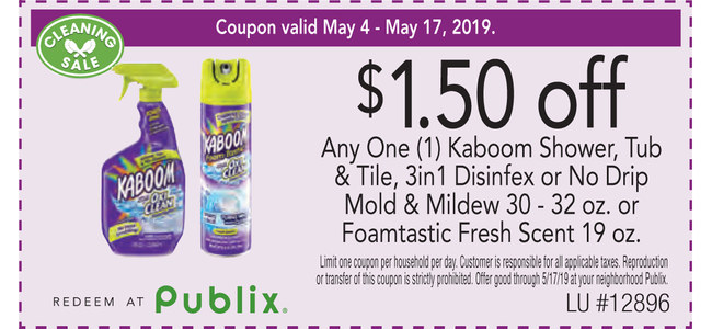 Save Big On KABOOM™ Products At Your Local Publix - New Publix Coupon! on I Heart Publix 2