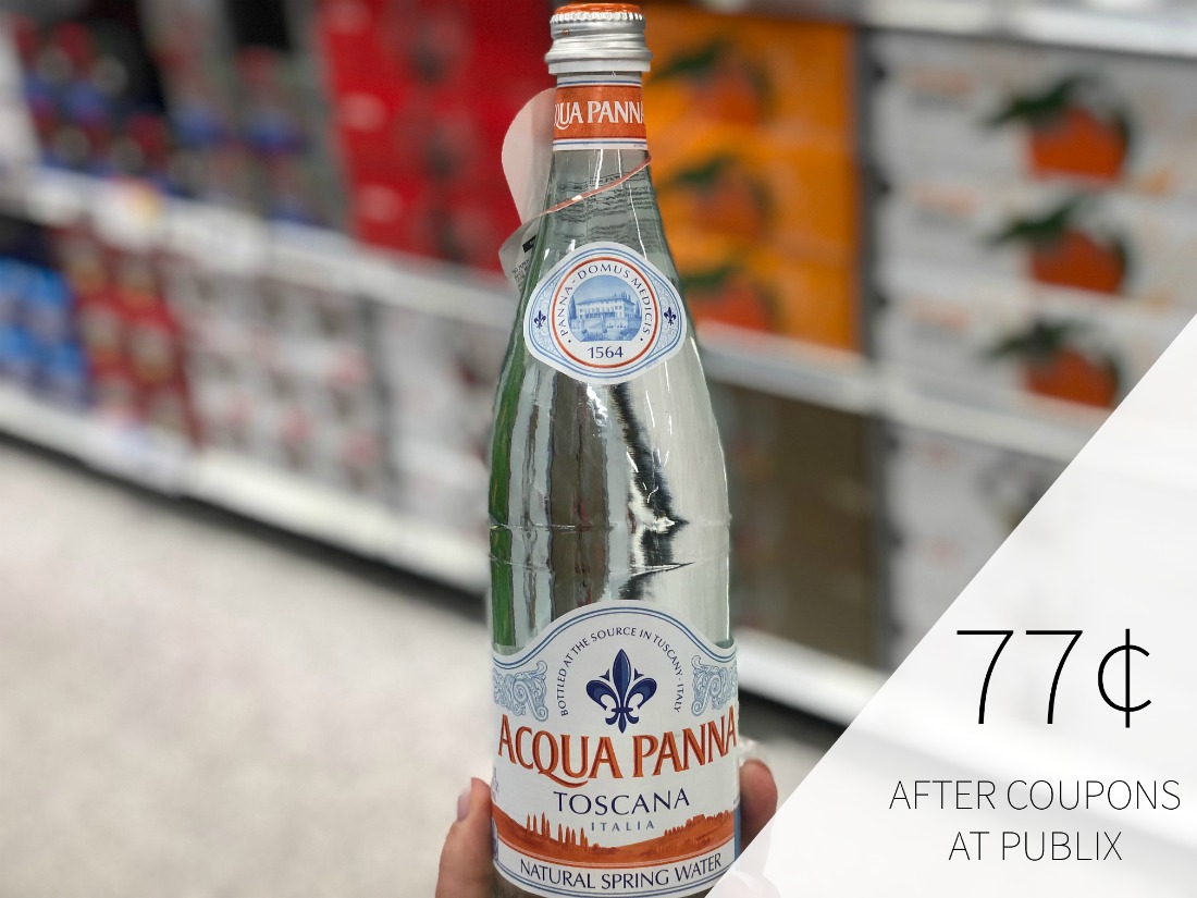 New Acqua Panna Natural Spring Water Coupon Just 77 At Publix