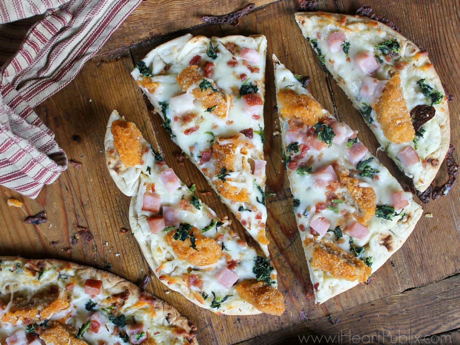 Chicken Cordon Bleu Flatbread -Super Meal To Go With The Sales At ...