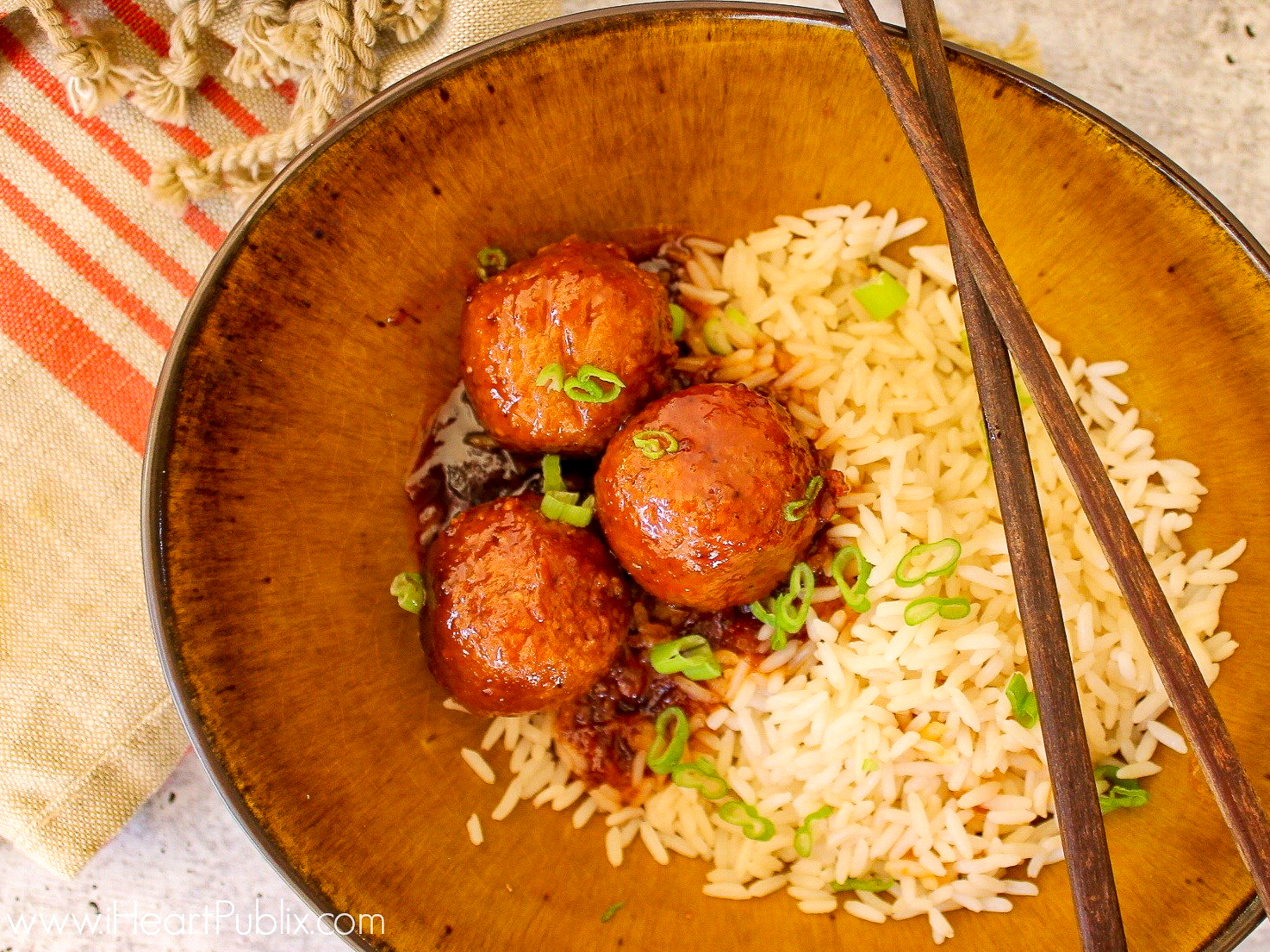 Sweet Spicy Korean-style Meatballs Using New Pure Farmland Meatballs - Get A Coupon Save At Publix