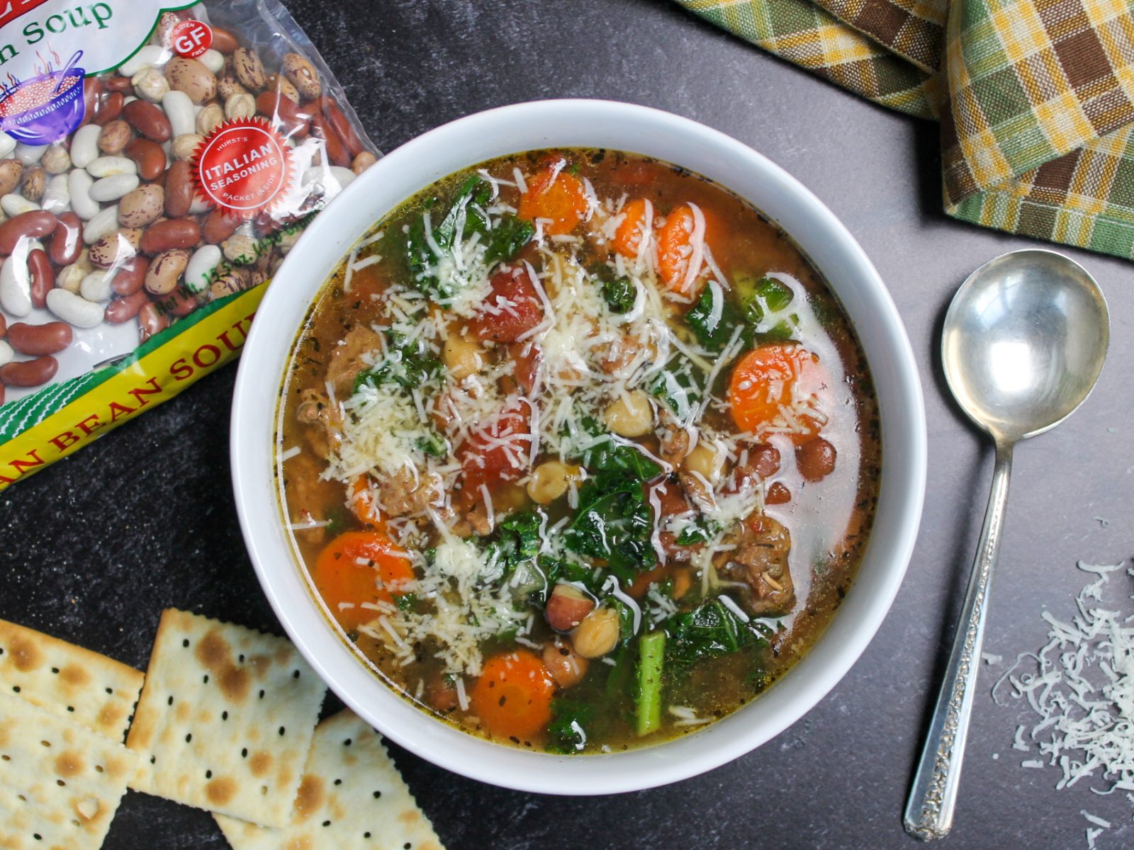 Italian Bean Soup With Sausage & Kale + Reminder To Enter My Hurst ...