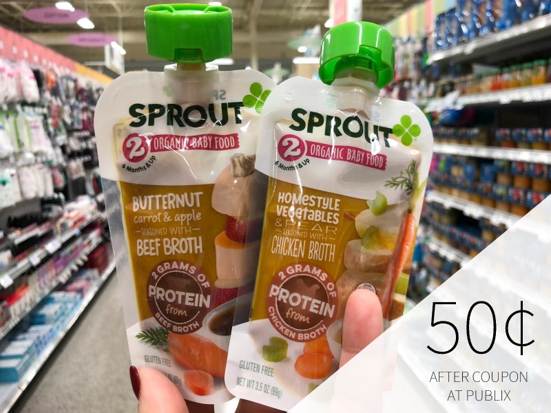 Find NEW Plant Powered Purees and Snacks From Sprout® At Publix on I Heart Publix