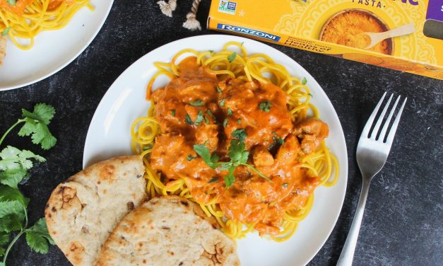 Get New Ronzoni Pasta As Low As FREE At Publix – Try My Butter Chicken With Turmeric Pasta