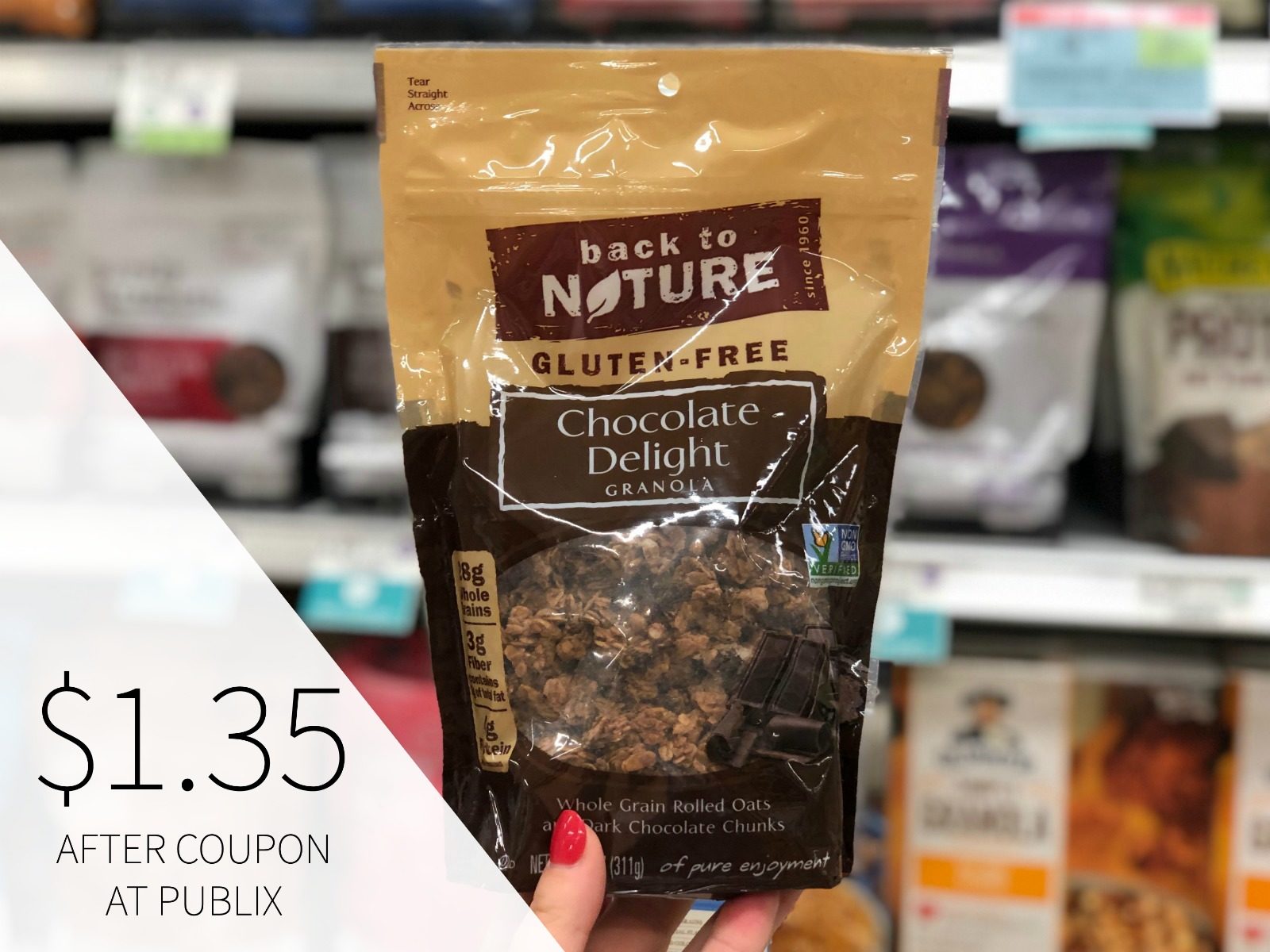 Back To Nature Granola Just 1 35 At Publix