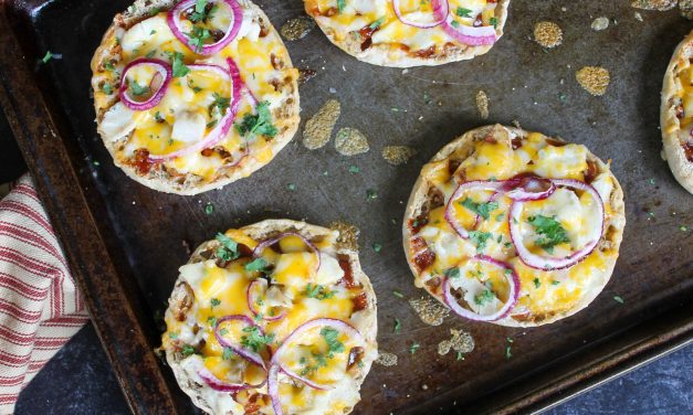 BBQ Chicken English Muffin Pizzas – Super Meal To Go With The Sales At Publix!