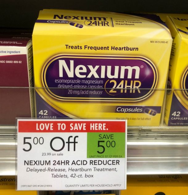 New Nexium Coupon For The Publix Sale 42 Count Box Only 18.99 (Save