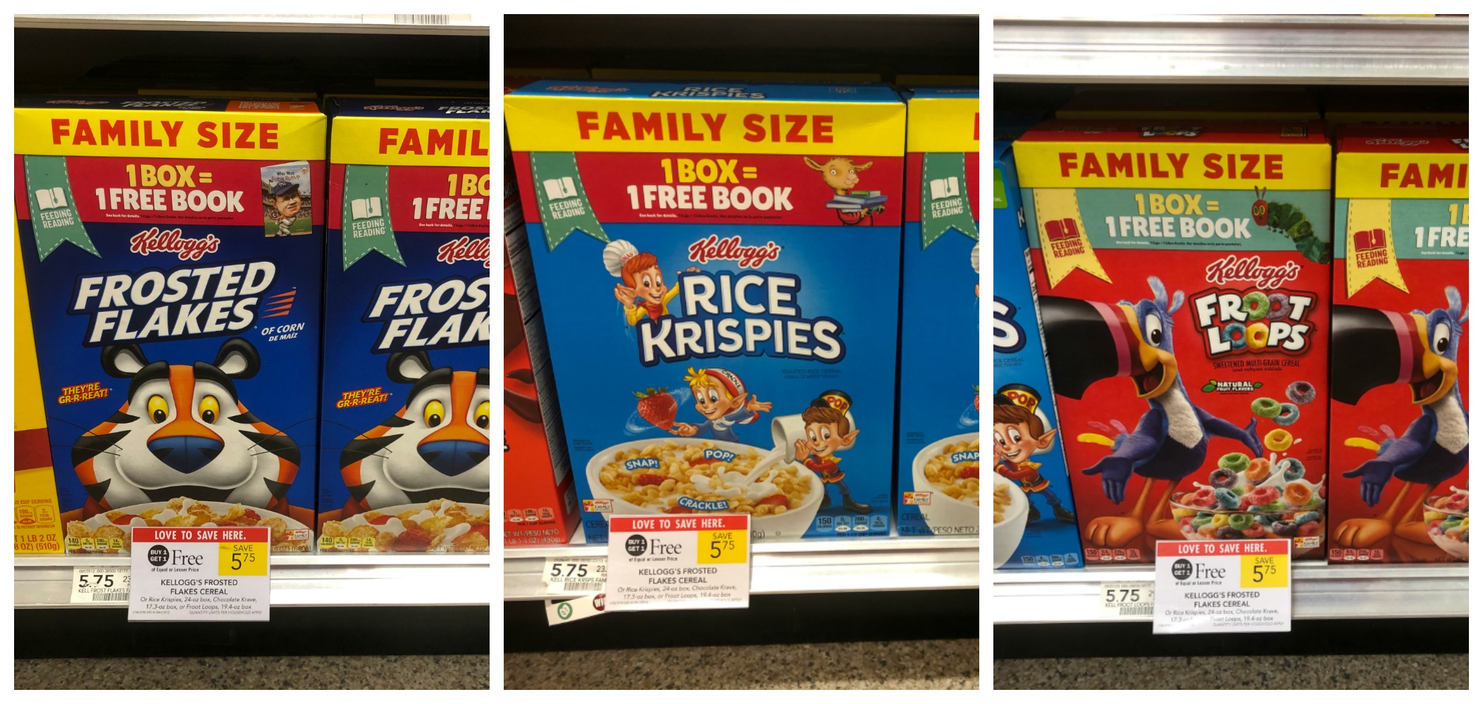 Get A Great Deal On Delicious Kellogg's Cereals & Get A Free Book With