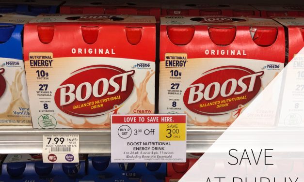 Time To Save On Your Favorite BOOST® Nutritional Drinks At Publix