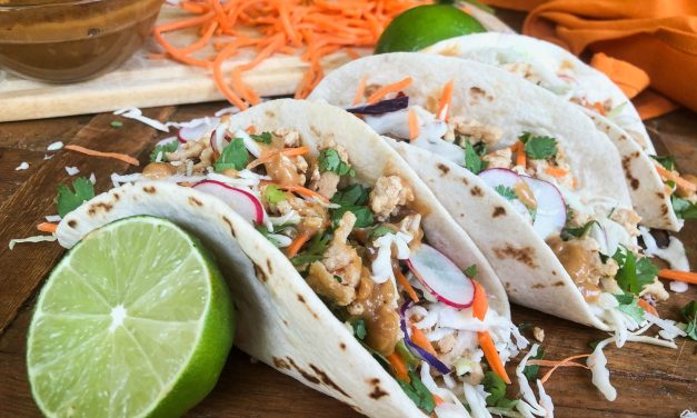 Shortcut Thai Chicken Tacos