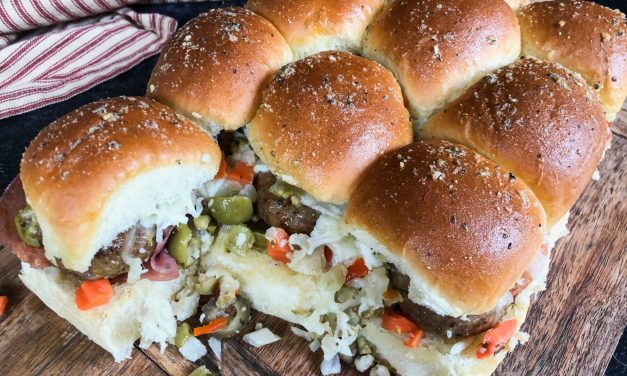 Meatball Muffuletta Pull-Apart – Try It & Save BIG On Carando Meatballs At Publix