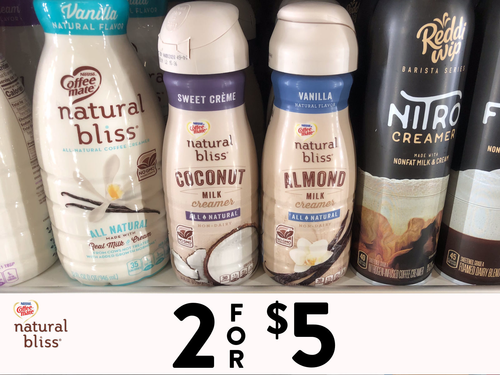 Look For Natural Bliss Sweet Creme Coconut Milk Natural Bliss Vanilla Almond Milk On Sale At Publix