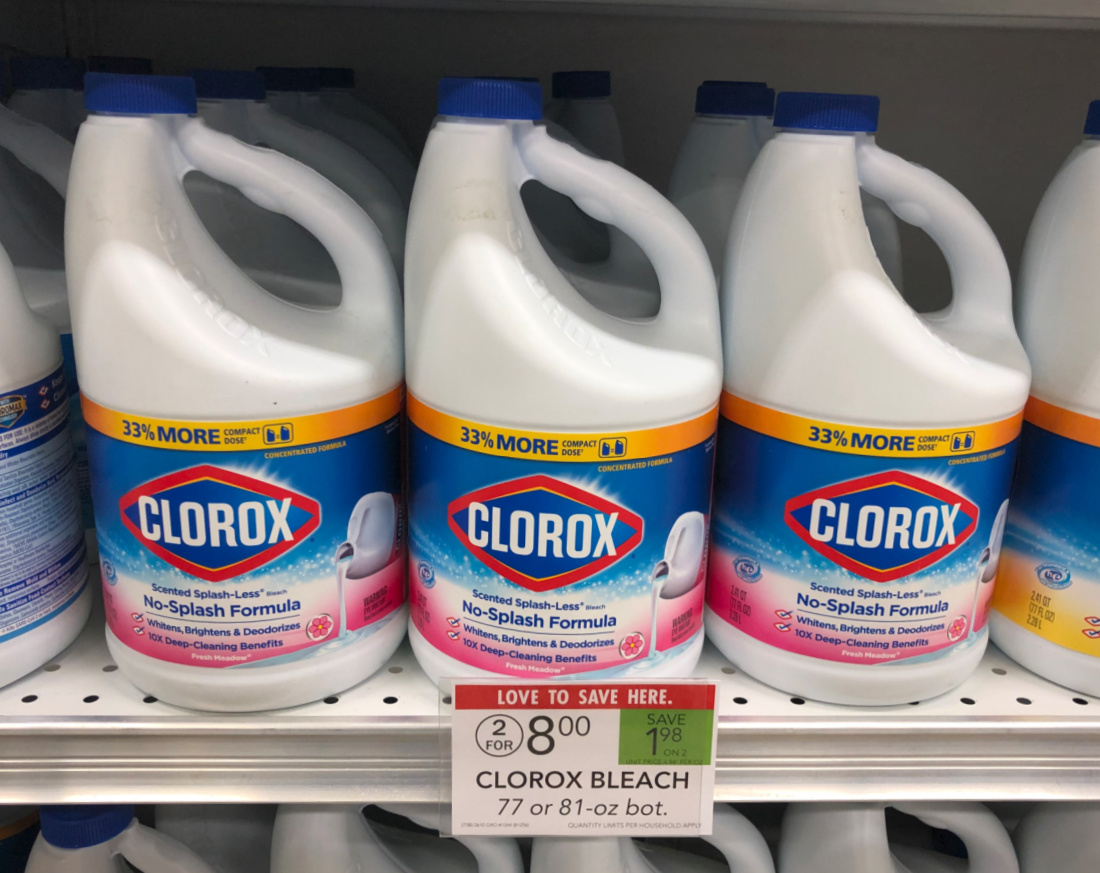 Big Bottles Of Clorox Bleach Just $3.55 At Publix | iHeartPublix