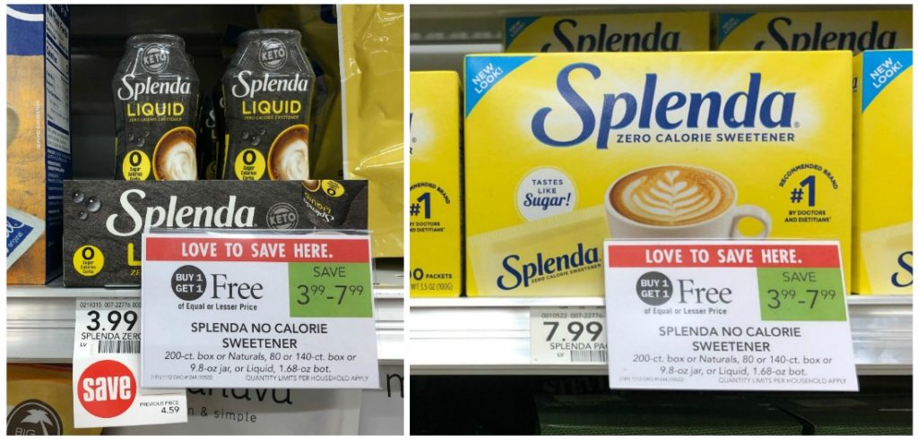 New Splenda Coupons For The Publix Sale Means FREE Splenda Liquid &amp; Cheap Sweeteners