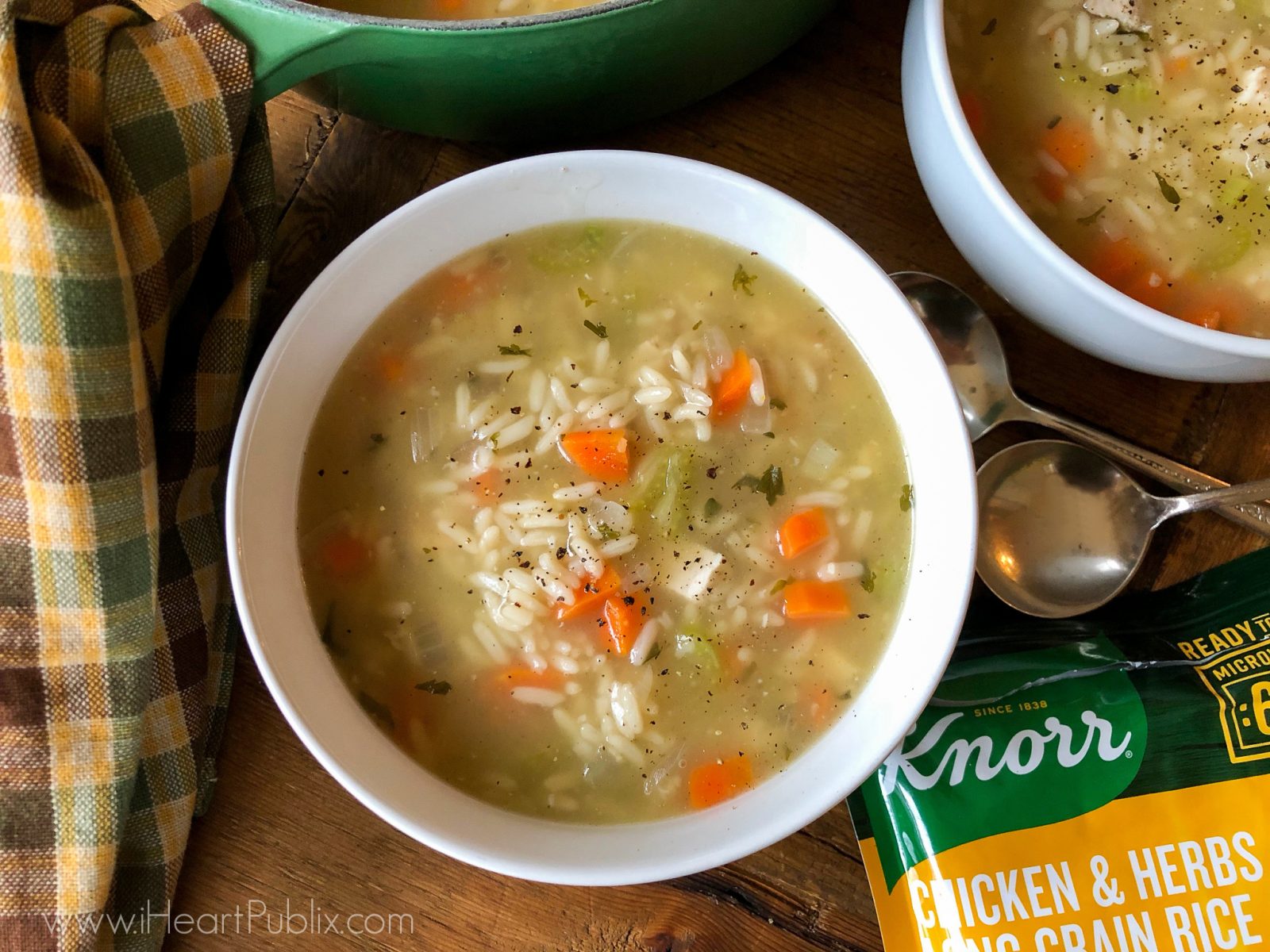 Super Easy Chicken & Rice Soup Recipe