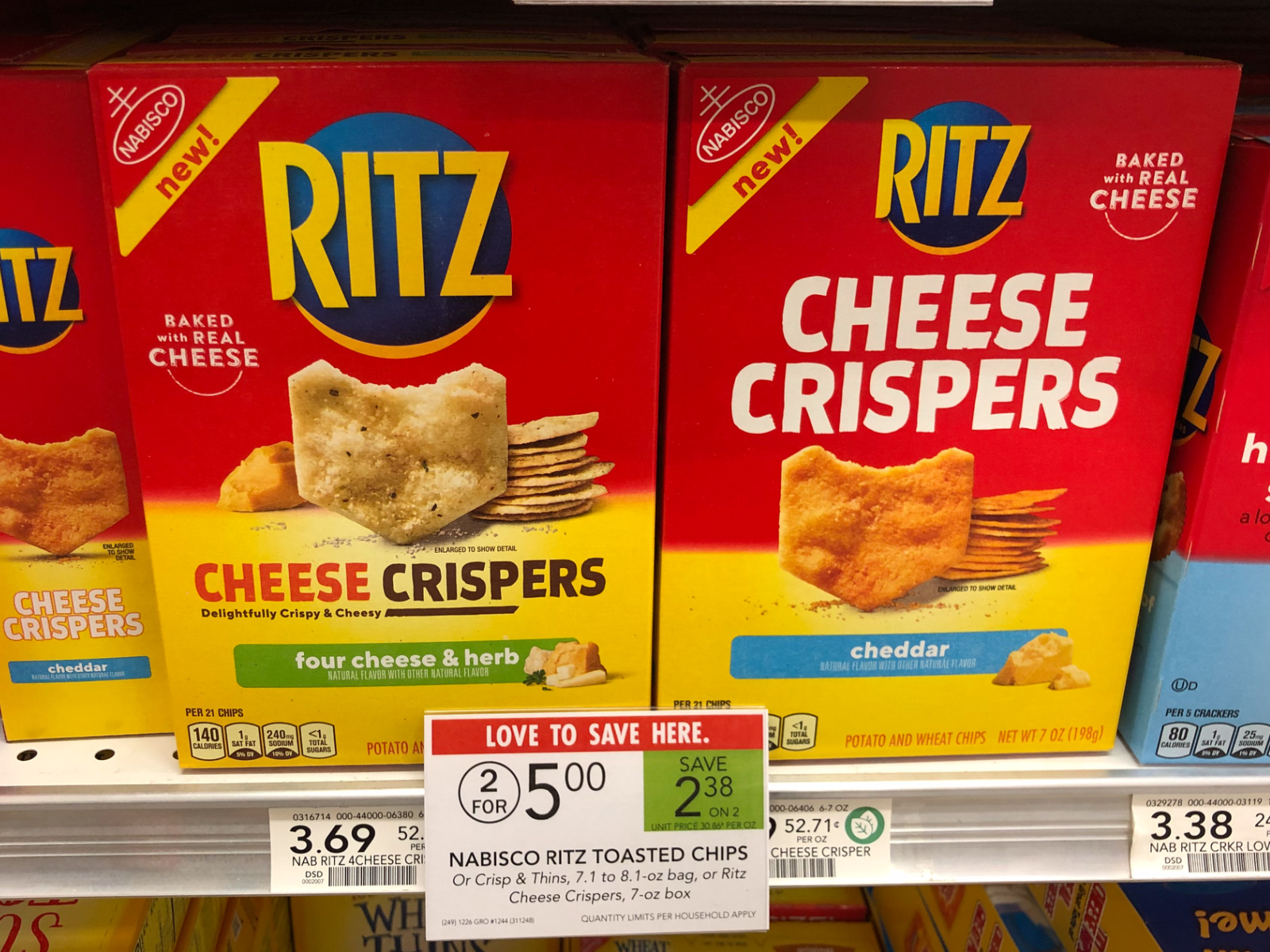 Ritz Cheese Crispers Just $1.50 (Regular Price $3.69) on I Heart Publix