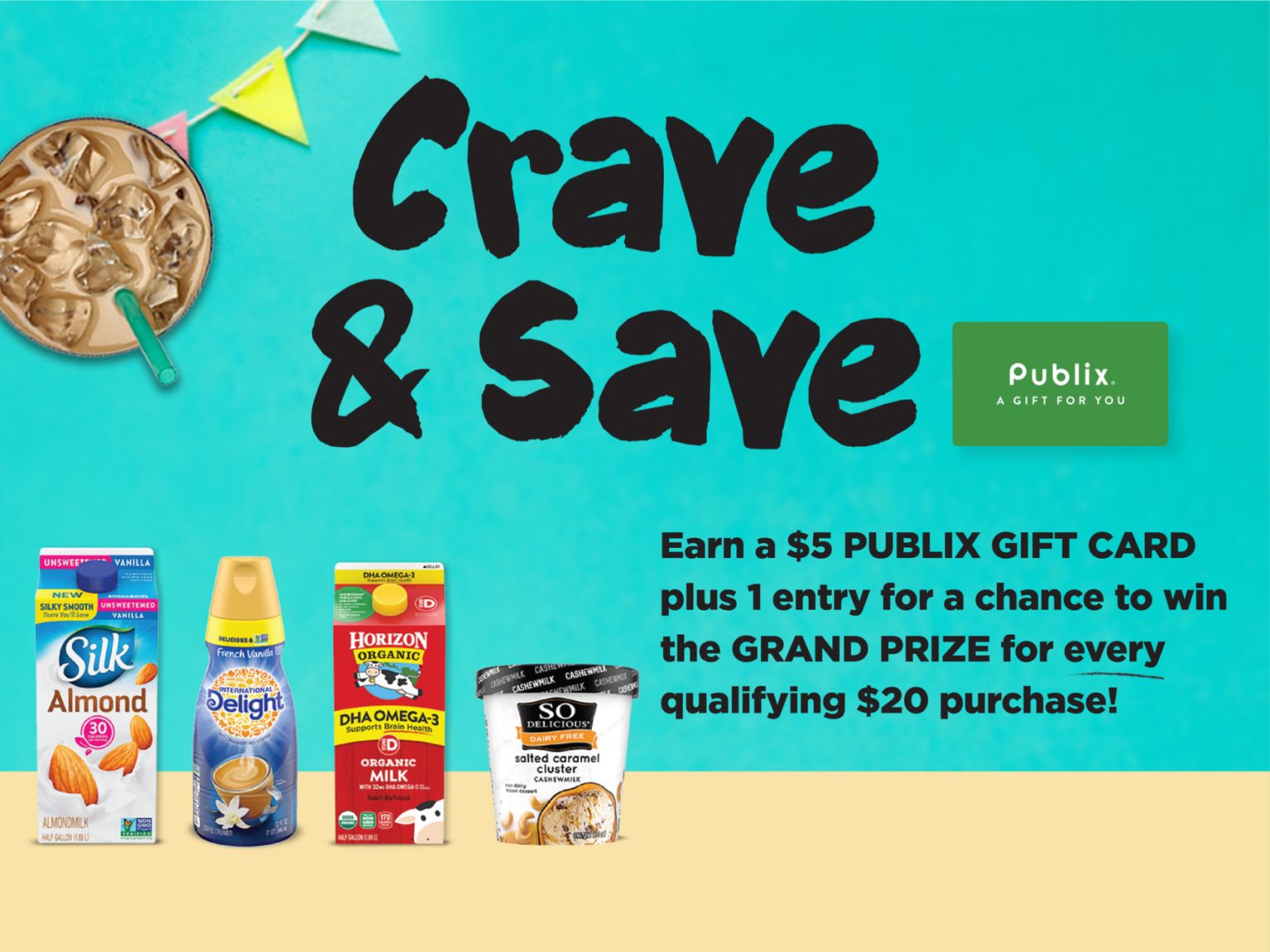 Earning Publix Gift Cards With The Crave & Save Program Look For
