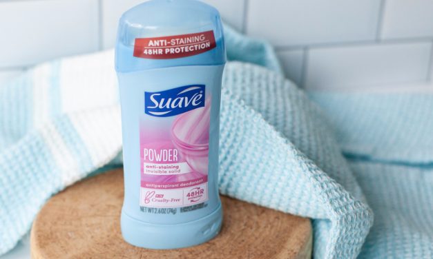 Suave Deodorant Just $1.49 At Publix – Half Price