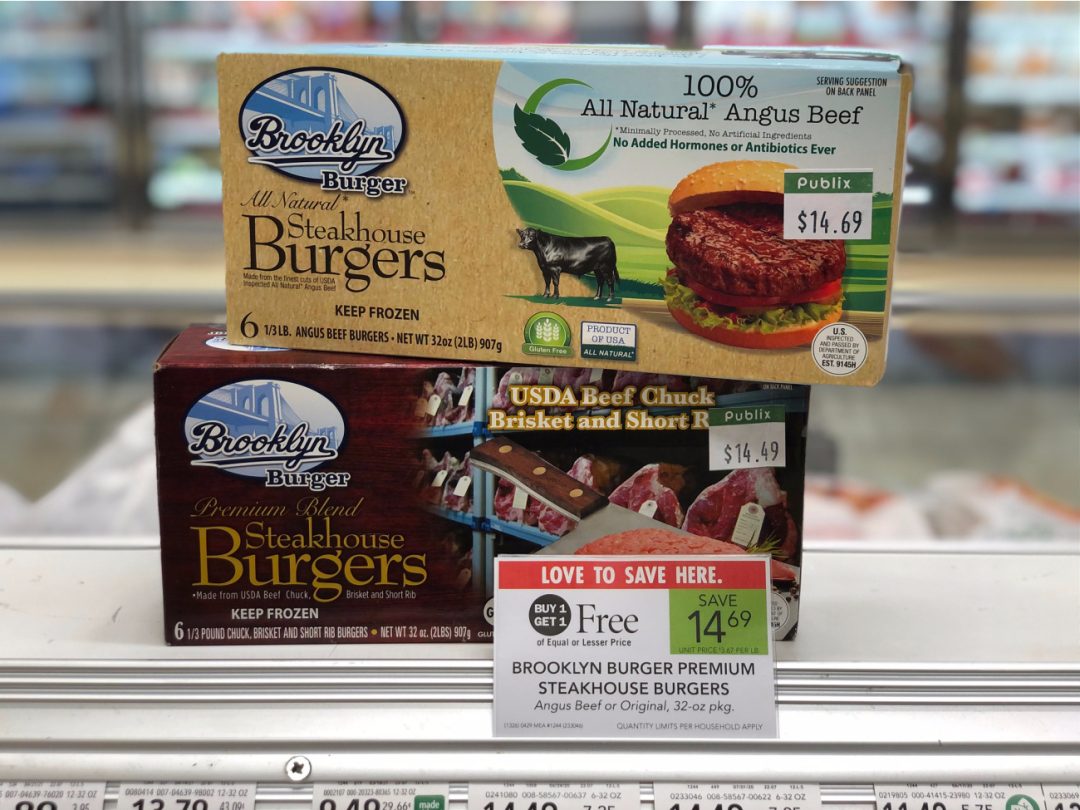 Brooklyn Burger Steakhouse Burgers Are Bogo At Publix! - Iheartpublix