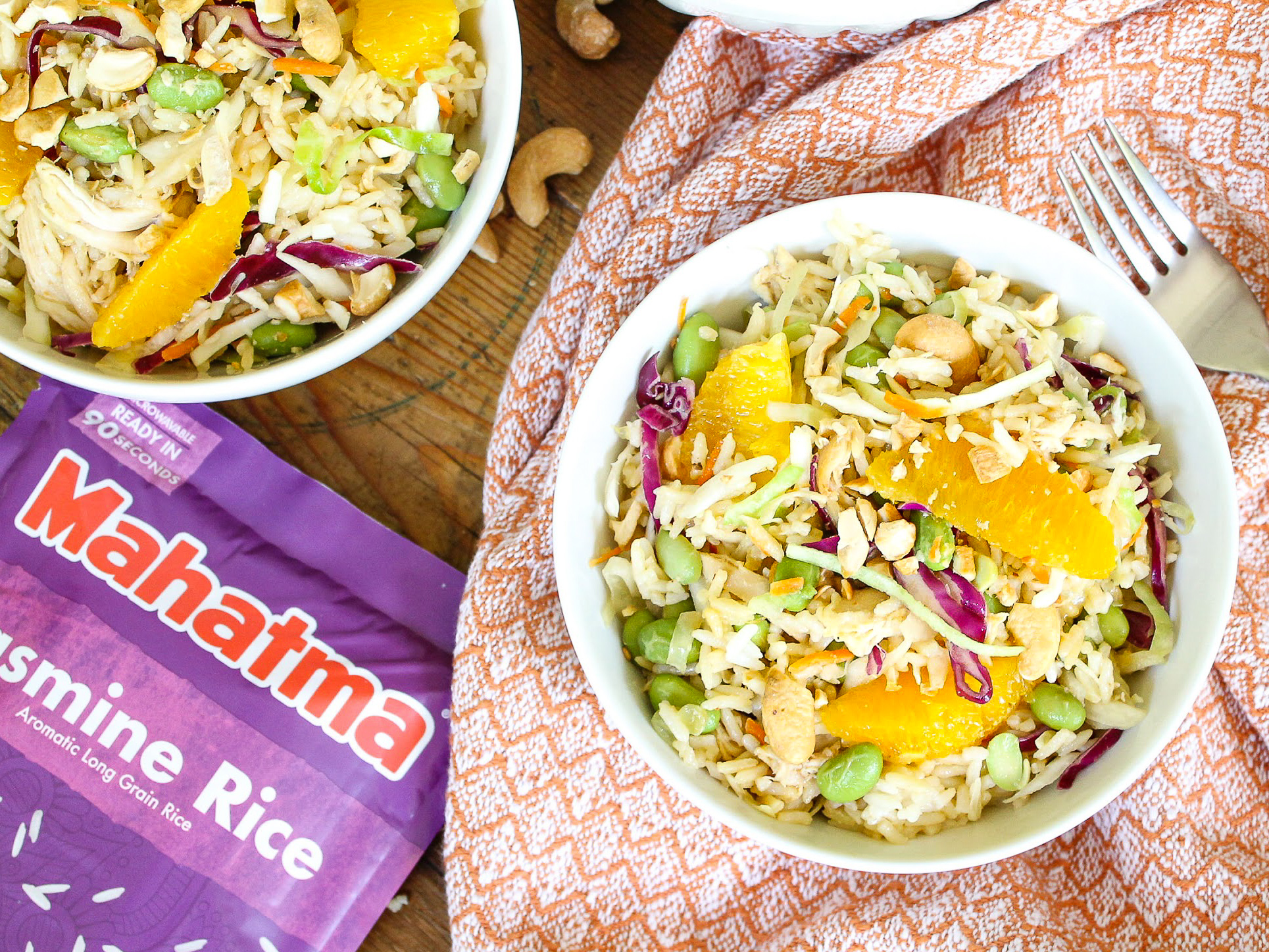 Jasmine Rice Salad with Asian Chicken on I Heart Publix