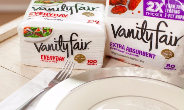 Get Vanity Fair Napkins For As Low As 75¢ Per Pack At Publix