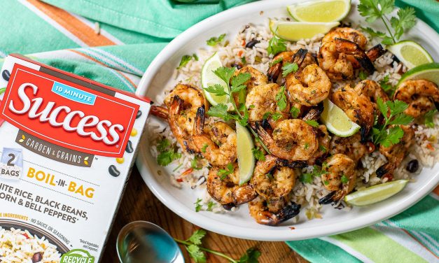 Save On New Success Garden & Grains™ Rice Blends And Try Them With My Margarita Shrimp & Rice Recipe