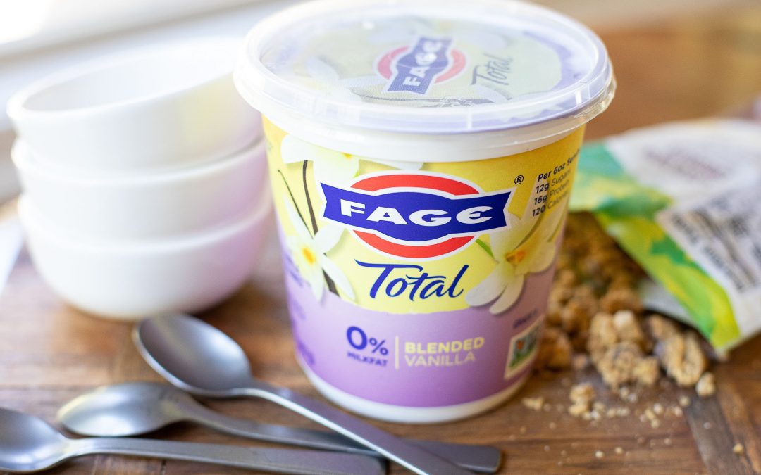 Big Tubs Of Fage Total 0% Blended Vanilla Yogurt Just $2.45 At Publix (Regular Price $6.89)