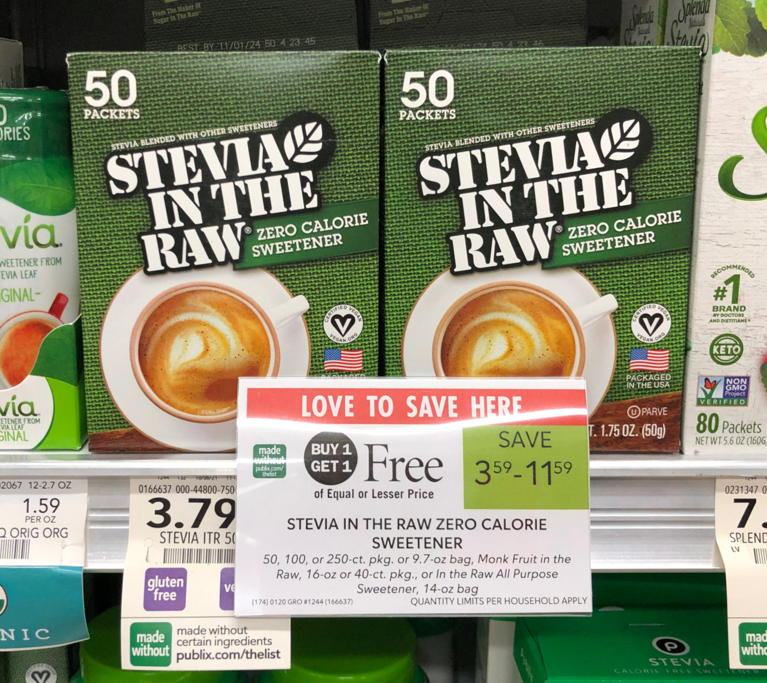 Stevia In The Raw Only 80¢ At Publix + Cheap Monk In The Raw Sweetener on I Heart Publix 1