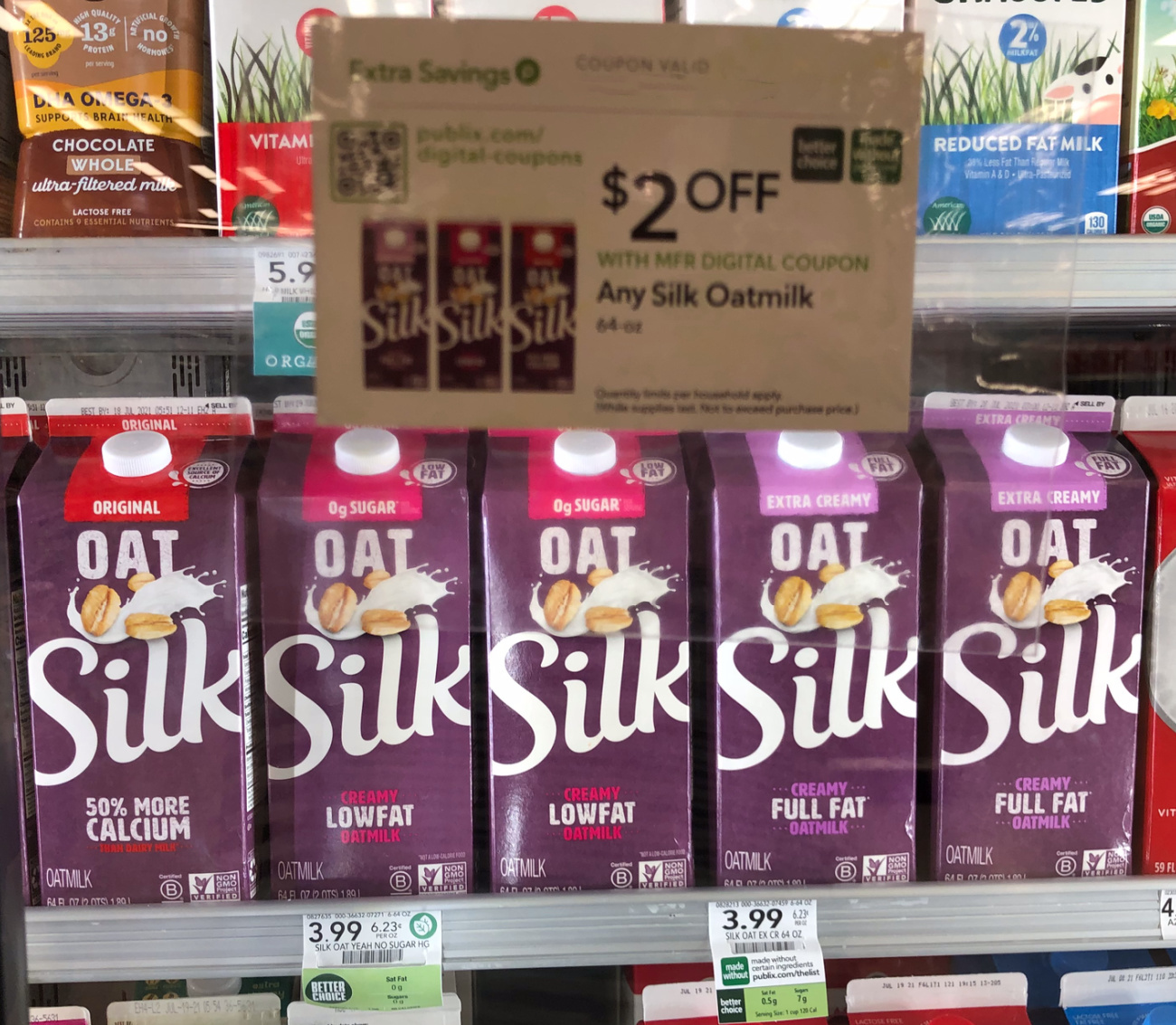 Silk Oatmilk Just 49¢ At Publix on I Heart Publix