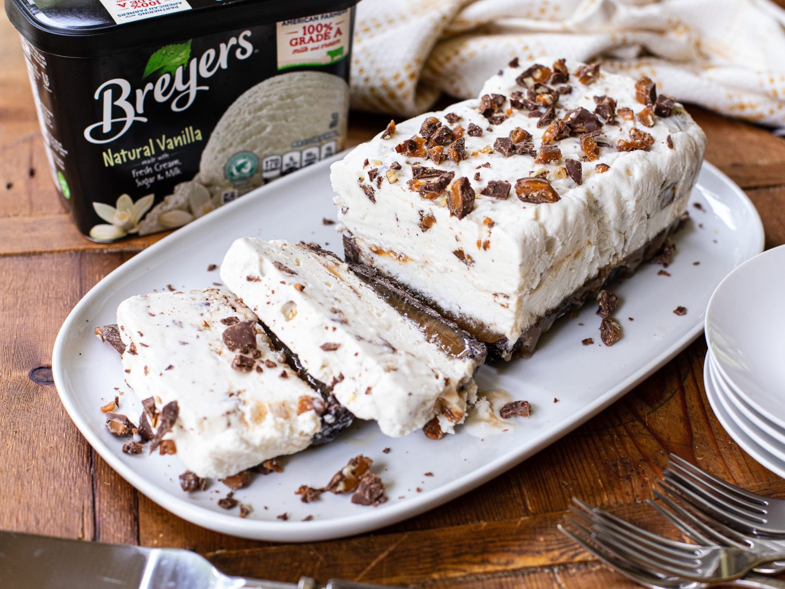 Breyers Creamery Style Ice Cream Maple Walnut For a Frozen Dessert, 1.66 L  | HastyCart