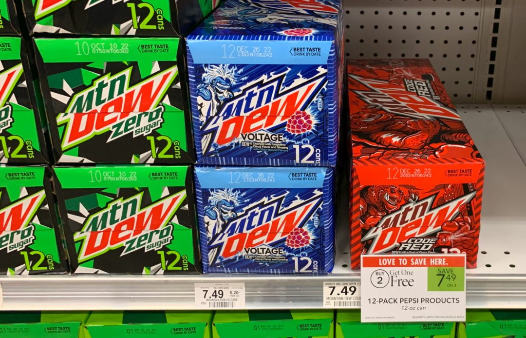 Mtn Dew Zero Sugar 12-Pack As Low As $3.24 At Publix – Less Than Half ...