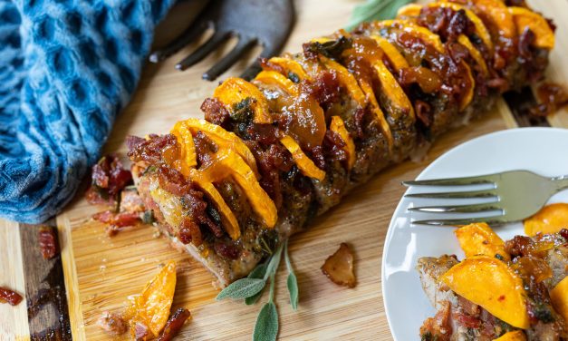 Sage & Sweet Potato Hasselback Pork Tenderloin – Perfect Weeknight Meal That Is Sure To Impress!