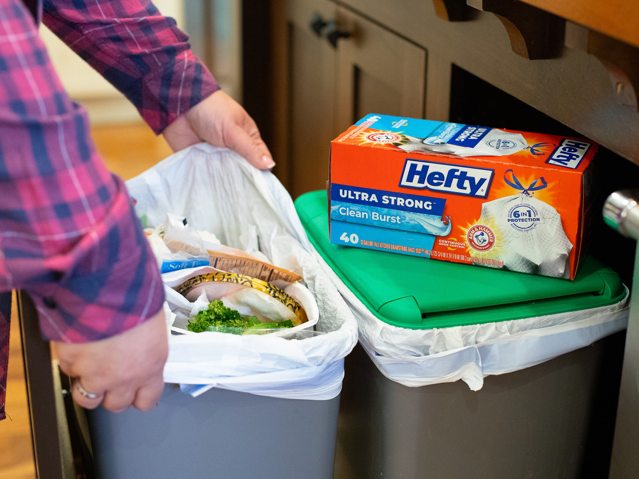  Hefty Ultra Strong Tall Kitchen Trash Bags, Fabuloso