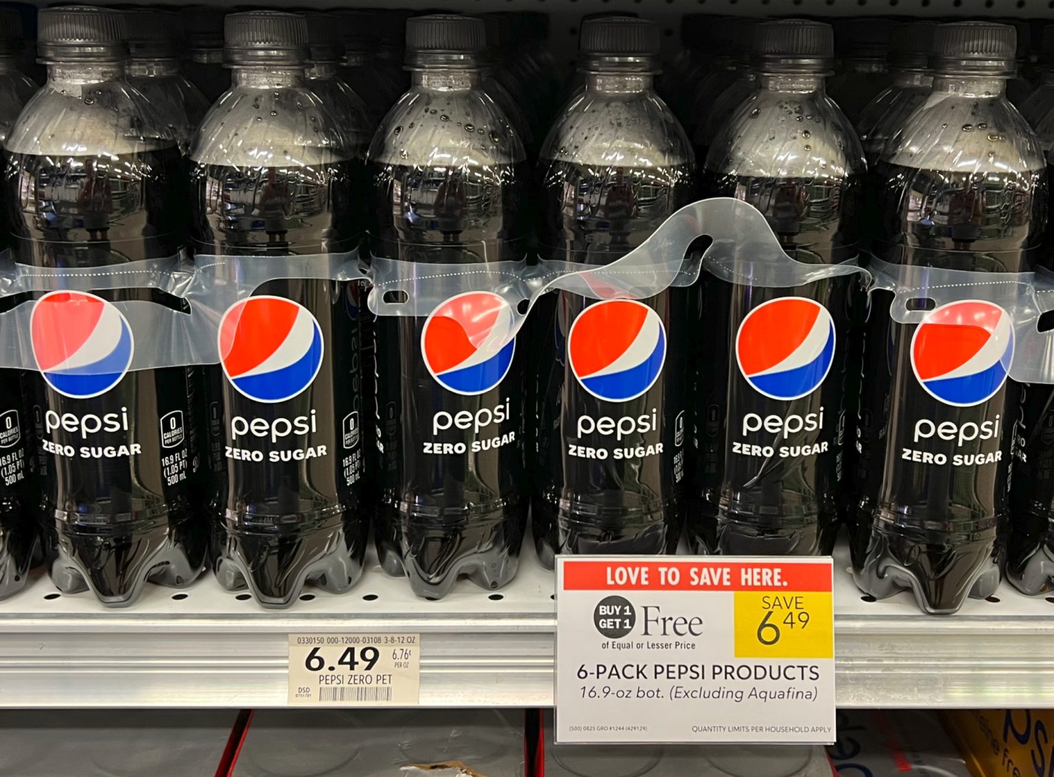 Pepsi Zero Sugar 6-Pack Bottles Just $2.50 At Publix - iHeartPublix